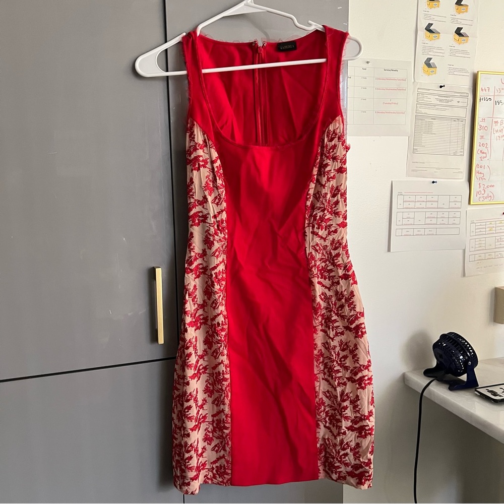 La Perla Dress US Sz 6 like new red